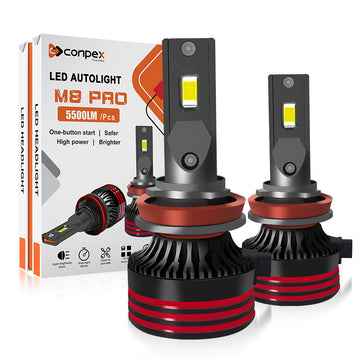 Conpex M8Pro High Power Super Bright Canbus Led Headlight H11 Waterproof
