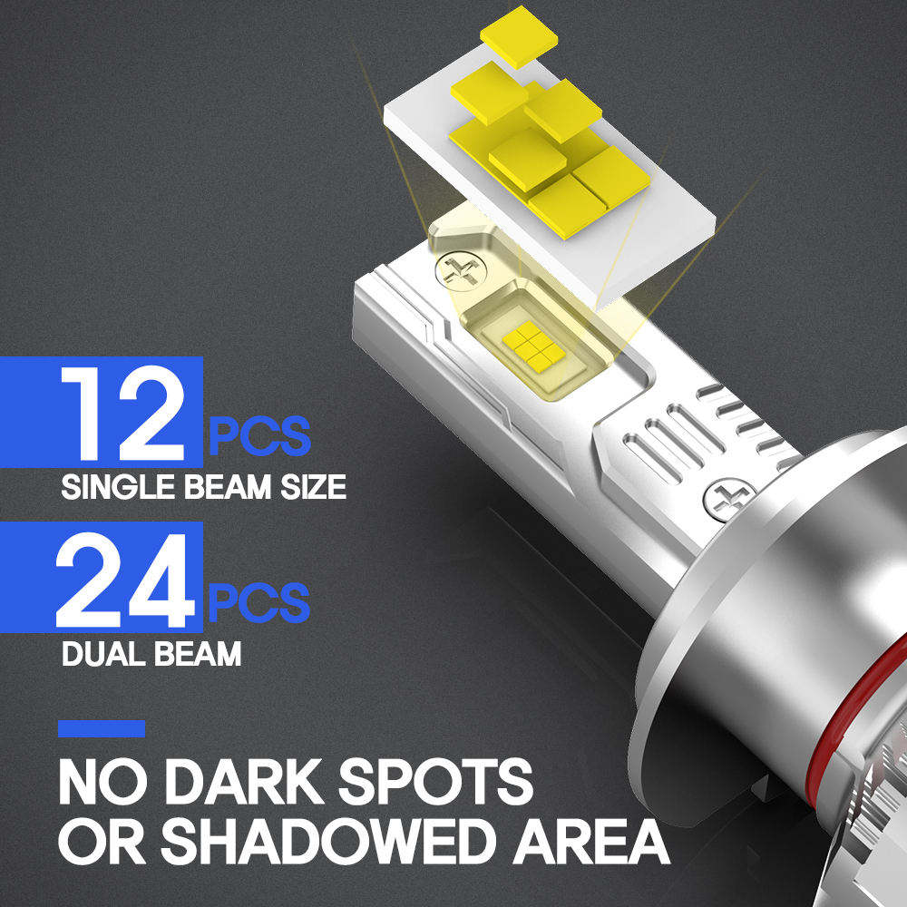 Conpex Super Bright 300W H4 30000Lm IP68 Waterproof Antifreeze Car Led Headlight Bulbs