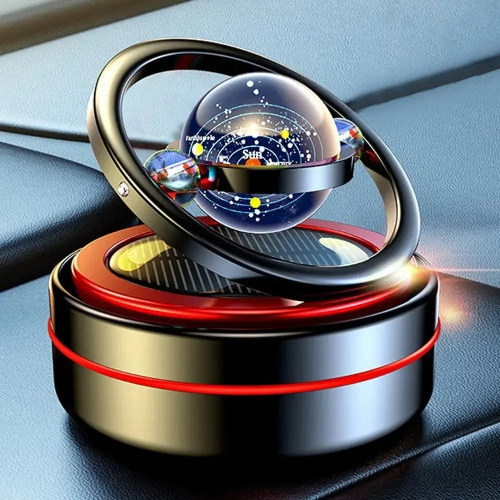 Solar Power Car Perfume Air Freshener 360° Rotating